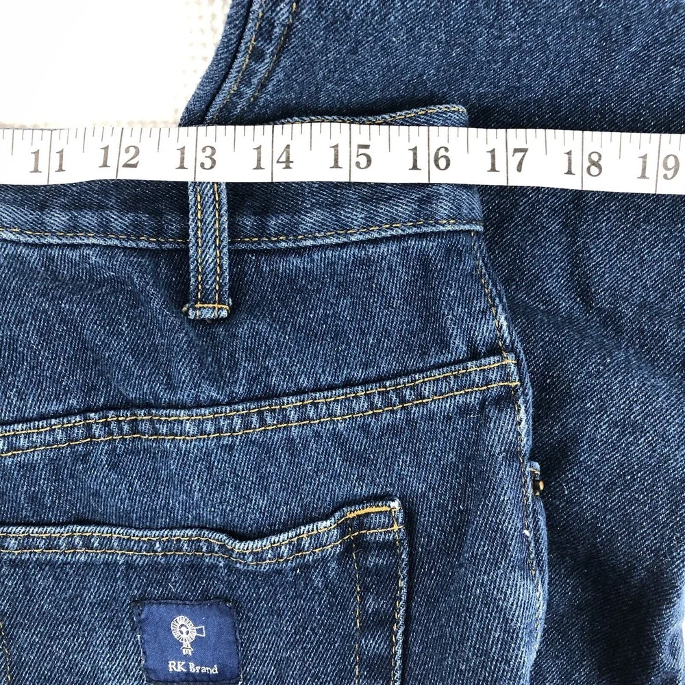 RK brand jeans‎ men's 34 x 30 blue denim 100% cotton boot work wear dadcore